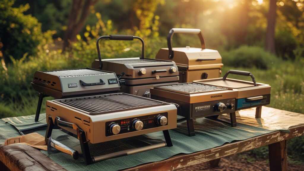 Top Camping Grills That Include Griddle Plates for Versatile Cooking