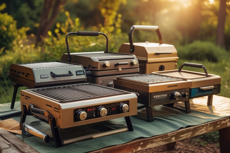 Top Camping Grills That Include Griddle Plates for Versatile Cooking