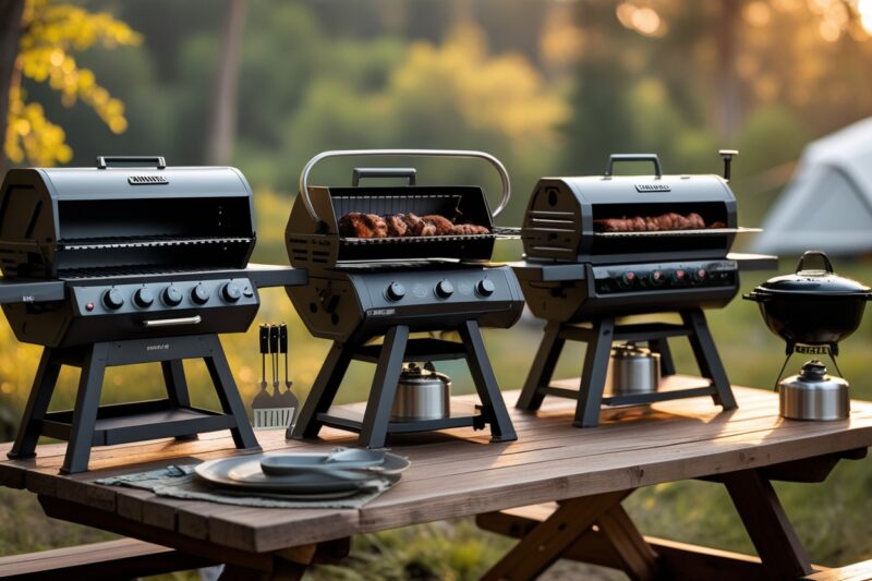 Top Camping Grills with Rotisserie Options on Amazon