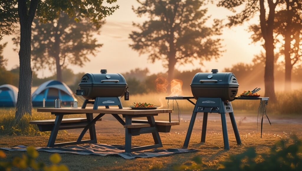 Top Grills for Safe Propane Use in Windy Campsites