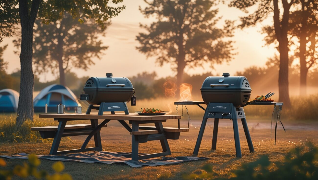 Top Grills for Safe Propane Use in Windy Campsites