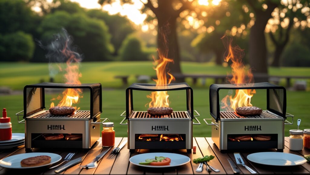 Top Portable Grills with Side Wind Guards for Consistent Flame