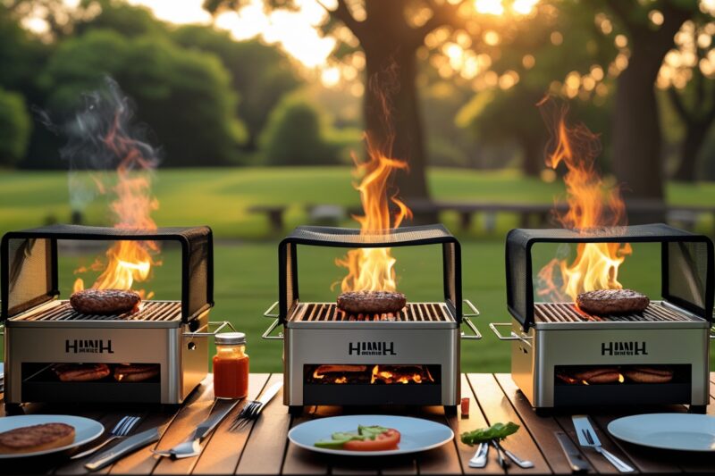 Top Portable Grills with Side Wind Guards for Consistent Flame