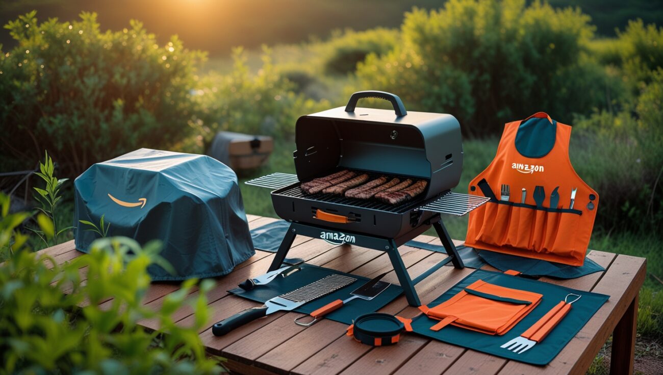 Top Amazon Camping Grill Bundles with Tools and Covers