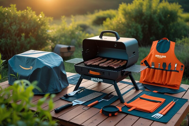 Top Amazon Camping Grill Bundles with Tools and Covers