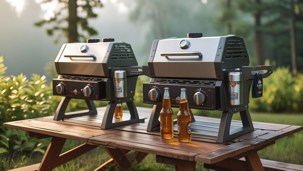 Top Amazon Picks: Propane Grills with Built-In Bottle Openers for Campers