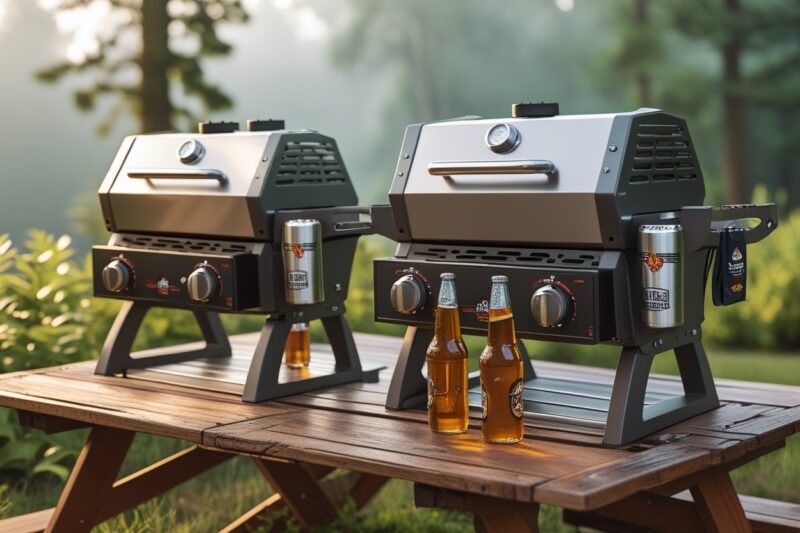 Top Amazon Picks: Propane Grills with Built-In Bottle Openers for Campers
